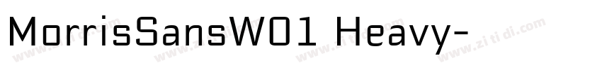 MorrisSansW01 Heavy字体转换